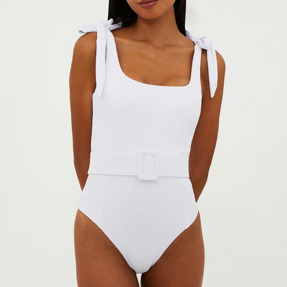 New!Beach Riot‎ Ribbed Sydney One Piece Swimsuit - Picture 3 of 15